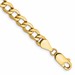 10k 5.25mm Semi-Solid Curb Link Chain