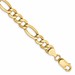 10k 7.3mm Semi-Solid Figaro Chain