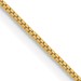 10k .7mm Box with Lobster Clasp Chain