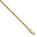 10k 2.25mm Semi-solid D/C Rope Chain