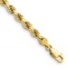 10k 4.0mm Semi-solid D/C Rope Chain