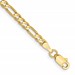10K 3mm Flat Figaro Chain