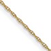 10k .6 mm Carded Cable Rope Chain