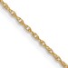 10k .7mm Carded Cable Rope Chain
