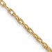 10k 1.15mm Carded Cable Rope Chain