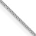 10k White Gold .5mm Box Chain
