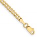 10K 3.1mm Lightweight Flat Cuban Chain