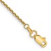 10K 1.45mm D/C Cable Chain Anklet