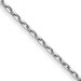 10k WG .8mm D/C Cable with Spring Ring Clasp Chain