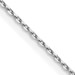 10k WG .8mm D/C Cable with Lobster Clasp Chain
