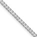 10k WG 2.2mm Flat Beveled Curb Chain