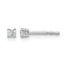 14kw 1/10ct Lab Grown Diamond VS/SI+ G+ Round Comp Hvywt Stud Earrings