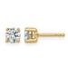 18ky 3/4ct Lab Grown Diamond VS+ F+ Round Complete Stud Earrings