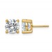 18ky 3ct Lab Grown Diamond VS+ F+ Round Complete Stud Earrings