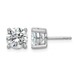18kw 3ct Lab Grown Diamond VS+ F+ Round Complete Stud Earrings