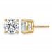 18ky 6ct Lab Grown Diamond VS+ F+ Round Complete Stud Earrings