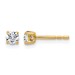 10ky 1/3ct Lab Grown Diamond VS+ F+ Round Complete Stud Earrings