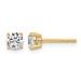 10ky 5/8ct Lab Grown Diamond VS+ F+ Round Complete Stud Earrings