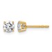 10ky 3/4ct Lab Grown Diamond VS/SI+ G+ Round Complete Stud Earrings