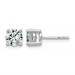 10kw 1 1/2ct Lab Grown Diamond VS/SI+ G+ Round Complete Stud Earrings