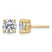 10ky 2 1/2ct Lab Grown Diamond VS+ F+ Round Complete Stud Earrings