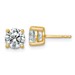 10ky 2 1/2ct Cert Lab Grown Diamond VS/SI+ G+ Round Complete Stud Earrings