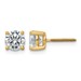 18ky 3ct Lab Grown Diamond VS+ F+ Round Complete Screwback Stud Earrings