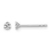 18kw 1/10ct Lab Grown Diamond VS+ F+ Round Comp 3 Prong Stud Earrings