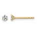 14ky 1/6ct Lab Grown Diamond VS/SI+ G+ Round Comp 3 Prong Stud Earrings