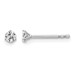 14kw 1/6ct Lab Grown Diamond VS+ F+ Round Comp 3 Prong Stud Earrings