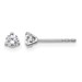 14kw 1/4ct Cert Lab Grown Diamond VS+ F+ Round Comp Stud Earrings