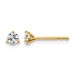 18ky 1/3ct Lab Grown Diamond VS+ F+ Round Complete Stud Earrings
