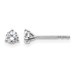 14kw 1/3ct Lab Grown Diamond VS+ F+ Round Complete Stud Earrings