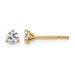 14ky 1/3ct Cert Lab Grown Diamond VS+ F+ Round Complete Stud Earrings
