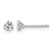 14kw 3/8ct Lab Grown Diamond VS/SI+ G+ Round Complete Stud Earrings
