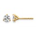18ky 3/4ct Lab Grown Diamond VS+ F+ Round Complete Stud Earrings