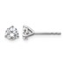 14kw 3/4ct Lab Grown Diamond VS/SI+ G+ Round Complete Stud Earrings