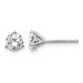 14kw 1ct Cert Lab Grown Diamond VS+ F+ Round Complete Stud Earrings