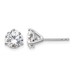 18kw 1 1/2ct Cert Lab Grown Dia VS+ F+ Round Comp Stud Earrings