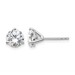14kw 1 1/2ct Cert Lab Grown Diamond VS+ F+ Round Complete Stud Earrings