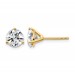 14ky 2ct Lab Grown Diamond VS/SI+ G+ Round Complete Stud Earrings