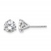 14kw 2ct Cert Lab Grown Diamond VS/SI+ G+ Round Complete Stud Earrings
