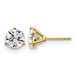 18ky 3ct Lab Grown Diamond VS+ F+ Round Complete Stud Earrings