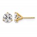 14ky 3ct Lab Grown Diamond VS+ F+ Round Complete Stud Earrings