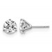 18kw 3ct Cert Lab Grown Diamond VS+ F+ Round Complete Stud Earrings