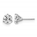14kw 3ct Cert Lab Grown Diamond VS+ F+ Round Complete Stud Earrings