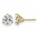 18ky 4ct Lab Grown Diamond VS+ F+ Round Complete Stud Earrings