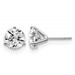18kw 4ct Cert Lab Grown Diamond VS+ F+ Round Complete Stud Earrings