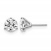14kw 4ct Cert Lab Grown Diamond VS/SI+ G+ Round Complete Stud Earrings