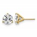 18ky 5ct Lab Grown Diamond VS+ F+ Round Complete Stud Earrings